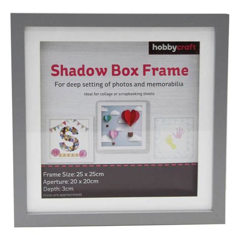 metal shadow box frame|hobby craft shadow box frames.